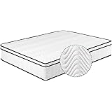 Memory Foam & Soft-Knitted 7-Zone Sprung Mattress, Optimal Support for Lumbar and Pelvic Areas, Classic Spring