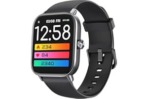 Amzhero Fitness Tracker Fitnessuhr Damen Herren, bis zu 7 Tage Akkulaufzeit, 20+ Trainningsmodi, SpO2 Tracking, Schlafüberwachung, Herzfrequenzmessung, Schrittzähler, Wasserdicht Aktivitätstracker