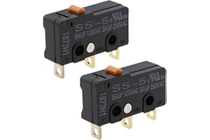 OTOTEC 2 Pièces Micro Interrupteur de Remplacement pour Actionneur de Vanne de Piscine SS-5 5A 125VAC-3A 250VAC Compatible avec Pentair Compool CVA 24 l'actionneur