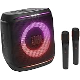 JBL, PartyBox Encore Essential 2 Microphone, Light Show, Bluetooth, Portable, Splashproof, Up to 15h Battery, JBL Pro Sound, 