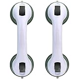 Suction Bathroom Grab Rails, Hand Rail for Elderly, Portable Mobility Aids Safety Handle with Suction Cup Fitting, No…