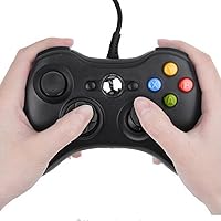 Finera Wired Controller for Xbox 360, Game Controller USB Wired Gamepad Compatible with Microsoft Xbox 360/360 Slim/PC Window