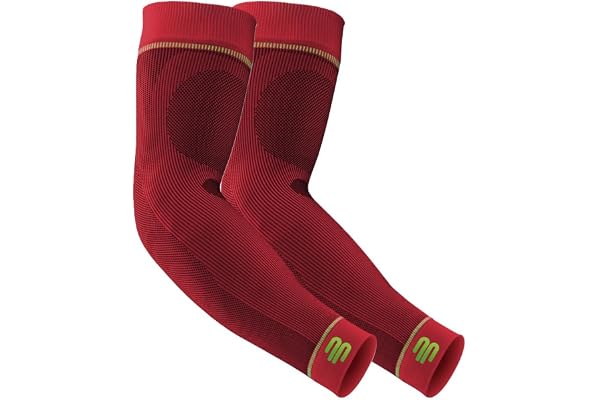 Bauerfeind, arm-sleeve "Sports Compression Sleeves Arm", 1 par sportiga kompressions-armbandage, Unisex, Armstöd för boll- och uthållighetssporter som stärker armmusklerna, armvärmare