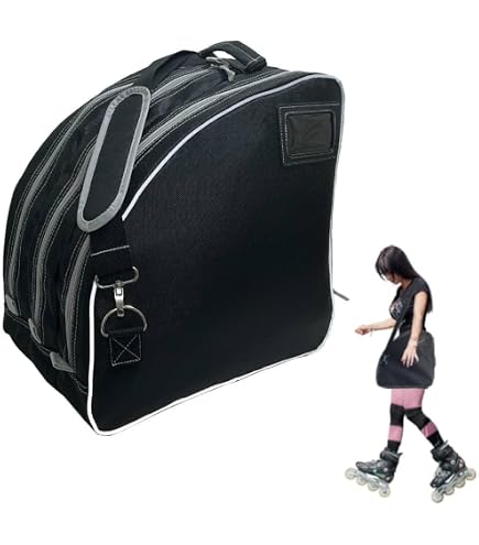 Sac à Roulettes TUZHE 38x28x40cm - Sac Pour Patins, Avec Bandoulière - Tissu Oxford Résistant