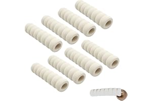 Gsrhzd Door Handle Cover Foam, Foam Door Handle Bumper, 8-Piece Door Handle Protector, Door Or Window Handle Protector, Childrens Home Protection, Anti-Static, Safe (White)