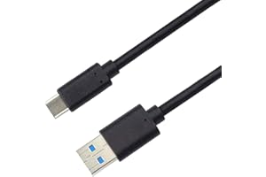 PremiumCord Kabel Połączeniowy USB 3.2 Gen 2, Kabel do Transmisji Danych Superspeed ​​Do 10Gbit/s, Ładowanie do 3A, Moc 60W, USB Typ A Męski na Typ C Męski, Kolor Czarny, Długość 1m