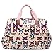 Miss Lulu 4 Piece Butterfly Baby Nappy Changing Bag Set (Pale Pink)