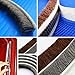 Produktbild ZAK168 Selbstklebend Bürstendichtung Flor Staub Winddicht Zugluftstopper Wetter Abisolieren Fenster Türdichtung für Gap, Isolierung Strip 1 m, Grau, 1m*23mm*9mm