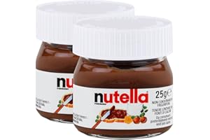 2x Ferrero Nutella World Glas Brotaufstrich Schokolade 25g