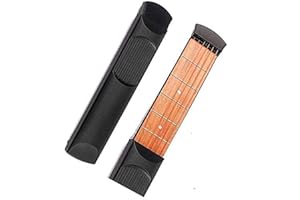 YMLOVE Pocket Guitar Digital Chord Trainer Beginner Practice Tool/Portable with a Rotatable Chords Chart Screen black