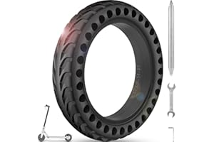 BANGTING 1PCS 8.5 inch Solid Tyres for Electric Scooter, 8 1/2 x2 Scooter Tyre, 50/75-6.1 Tires Compatible with Xiaomi Pro 2 / M365 / M365 Pro / 1S / 3/3 Lite and all 8.5 inch Scooter Tire