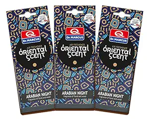 Dr Marcus Car Air Freshener - Oriental Scent - Arabian Night (Made in Europe), Pack of 3