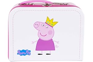 Barbo Toys - Peppa Pig Beauty Set für Kinder - Kinderspielzeug ab 3 Jahre - Kinderrollenspiel - Kinderkoffer Einfach zu Transportieren - Kinderschminke Set Mädchen - Peppa Wutz Spielzeug