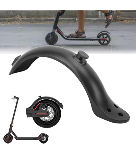 Parafango Posteriore Per Segway Ninebot Max G30 - Con Fanale LED