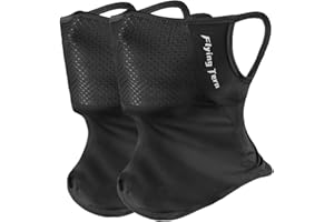 Vivi Idee Halbe Sturmhaube Damen & Herren Balaclava | Sturmmaske | Skimaske | Gesichtshaube | Gesichtsmaske | Windmaske | Motorradmaske | Fahrradmaske, Schwarz