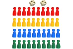 PMTFUMY 42 Piece Board Game Set with Dice and Pawns, Ultimate Family Fun Game, Ages 6+