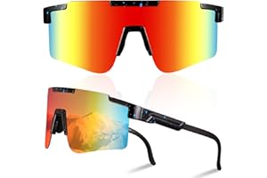 1X Schnelle Brille,Fahrradbrille,Fahrrad Sonnenbrille Herren mit Verstellbarem Bügel,Sportbrille Rennrad Brille Herren Damen,
