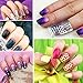288Pcs Nail Vinyl Stencils Nail Art Decoration Sticker Set Nail DIY Decoration Tools Art Design Tips Decals, 24 Sheets