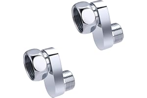 NT NOYON & THIEBAULT Conector excéntrico de 25 milímetros para grifería Macho de 1/2 - Hembra con tuerca giratoria de 3/4 x2 unidades NOYON & THIEBAULT