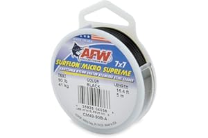American Fishing Wire Surflon Micro Supreme Nylon Coated 7x7 Stainless Steel Leader Wire