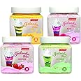 PURAMIO Falooda Mix Combo, 200 Gm Each (Pack Of 4)- Strawberry, Rose, Mango & Kesar Pista