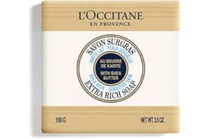 L'OCCITANE Shea Butter Milk Sensitive Skin Extra Rich Soap | Palm Oil Free Vegan & 99% Readily Biodegradable Sustainable Luxury Beauty Body Wash for All Types