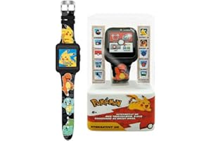 CARTOON Montre interactive, smartwatch pour enfants, multifonction, rechargeable avec USB (P0kemon)