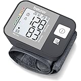 Beurer BC 27 Blodtrycksmätare för handled med arytmiavkänning, helautomatisk blodtrycksmätning och pulsmätning, riskindikator