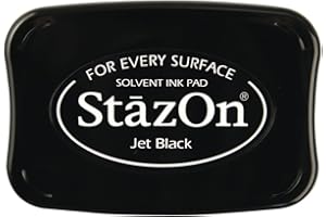 Rayher 28383576 Stempelkissen StazOn, schwarz