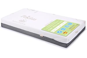 PEKITAS madrass för vagga, Co-Sleeping, 90 x 40 cm, tjocklek 10 cm, hybrid