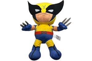 UKTOYWORLD Wolverine & Deadpool Toy 12 Inch Plush Marvel Posing Soft Toy 30cm