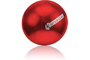 Konsoa palla anti-scoppio per esercizio fisico del tronco, con pompa rapida , per yoga, esercizi di equilibrio, allenamento, fitness, pilates