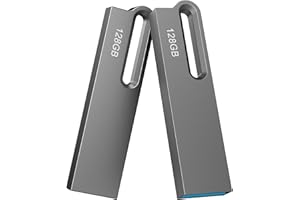 JOIOT USB Stick 128GB 3.0 2 Stück，USB Flash-Laufwerk 3.0 Speicherstick,USB-C-Stick Memory Stick Hochgeschwindigkeits-Datenspeicherung und einfache Übertragung für PC/Tablet/Laptop/Typ C Handy,Schwarz