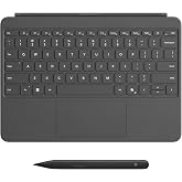 Microsoft Surface Pro Klavye ve İnce Kalem 2 Paketi Surface Pro 12 in&ccedil; Cihaz i&ccedil;in, Alcantara Malzeme, Kayrak