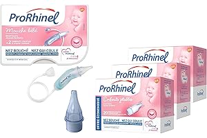 Prorhinel Coffret Fidélité Maman, Contient Un Mouche Bébé et 3 Boites d'Embouts Jetables, Doux Hygiénique, Fabriqué en France