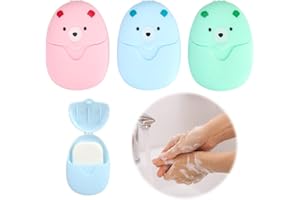 OWNFEEL Disposable Travel Paper Soap Sheets, 3-Pack (150 PCS) in Compact Portable Cases, Foaming Hand Wash for On-the-Go Camping Hiking, Outdoor Activities –Airtight Boxes, Scented & Hygienic & Eco-Friendly