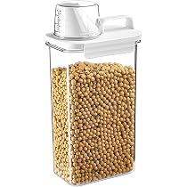 4er Set Vorratsdosen 2,6L Luftdicht – Mit Trennwänden, Skala & Mehreren Deckeln – BPA-frei