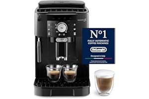 De'Longhi Perfetto Magnifica S ECAM11.112.B, Macchina da Caffè Automatica per Espresso e Cappuccino, Caffè in Chicchi o in Polvere, con Tasti a Selezione Diretta, Spegnimento Automatico, Nero