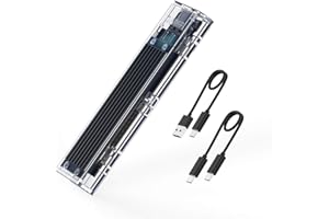 Orico External NVMe PCIe M.2 SSD Enclosure Adapter USB 3.1 Gen 2 for M2 M-Key Solid State Hard Drive - Compatible with Samsung 970 EVO Pro, WD Blue and More (TB3 Compatible)
