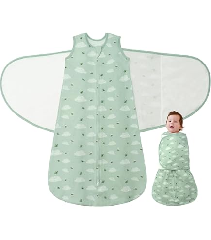 Bebamour Anti Kick Babyslaapzak Veilige Nachten Katoenen Babyslaapzak 2,5 Tog 0-18 Maanden,Rabbit
