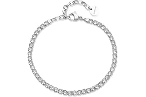 Brosway Bracciale Donna, Bracciale Tennis in Acciaio e Cubic Zirconia | Collezione Desideri - BEI099
