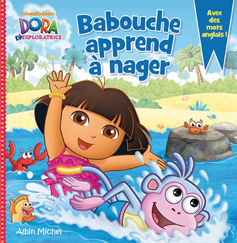 couverture de : Babouche apprend &agrave; nager