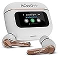 ACwO Dwots Touch TWS in Ear Earbuds | Hd Touch Display | 32Db ANC | Transparency Mode | 50 Hrs Playtime | Ai-Enc Quad Mics | Find My Earphones | Bluetooth 5.4 | 4 Eq Modes | Platinum White