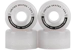 UNITED SKATES VX4 Elite 65mm x 36mm 78A Quad Roller Skate Wheels