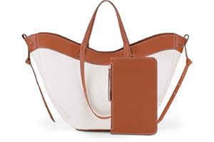 ACUYE Grand sac fourre-tout noir en forme de croissant de style Hobo, bandoulière, fermeture à boucle magnétique, pour femme