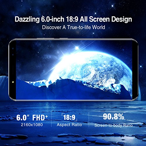 Ulefone 6350mAh Quad Kamera Smartphone, Power 3S Octa-Kern-Handy|6,0 