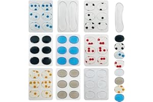 50 pezzi Tamponi in gel per smorzatori per batteria, silenziatori per batteria in silicone lyfLux, pad per mute per batteria, pad per smorzamento del tamburo muto, pasta per armoniche