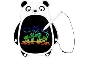 Hion Tablette Dessin LCD Enfant 8,5 Pouces Tablette LCD Ardoise Magique Tablette Ecriture Tablette Graphique Enfant Tableau Magique pour Enfant et Adulte (Panda Blanc)