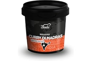 BEMBO QUALITÀ D'AUTORE Curry Madras Bembo 65 g - Gourmet Spice Blends - El rey del Curry - Aromas y Especias - (Madras Curry 65 g)