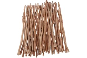 DAILY MALL dailymall 50 Branches de Bois Flotté Naturel Bâtons Rustique Pièces Artisanat Bois Bricolage - 30cm